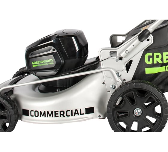Аккумуляторная бесщеточная газонокосилка Greenworks 2502407