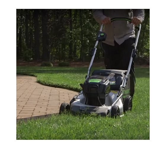 Самоходная бесщеточная аккумуляторная газонокосилка Greenworks 2502607