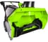 Аккумуляторный бесщеточный снегоуборщик Greenworks GD40ST 2600007 4