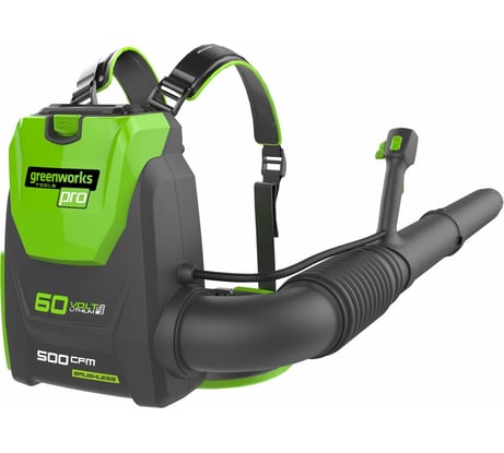 Аккумуляторный ранцевый бесщеточный воздуходув Greenworks GD60BPB 2402307
