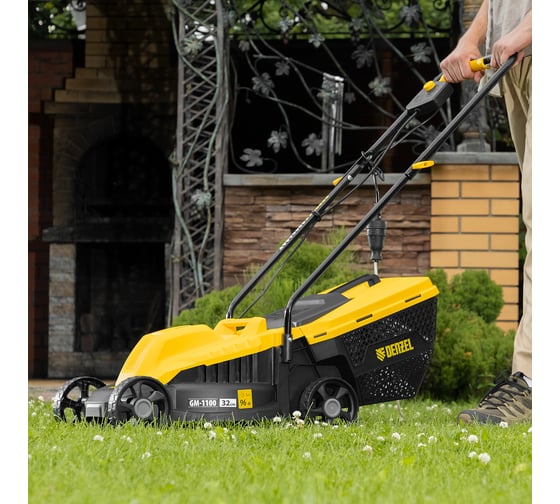 Электрическая газонокосилка Denzel gm-1100 96626