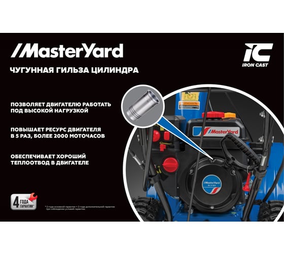 Снегоуборщик MasterYard MV8522RE