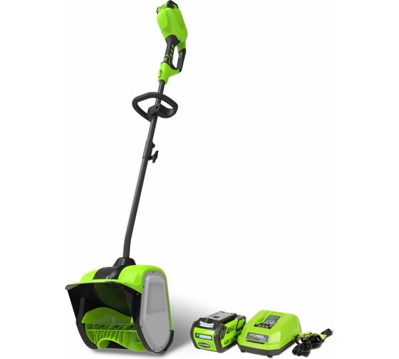 Аккумуляторный снегоуборщик GreenWorks 40 В, 2 А*ч 2600807UA 1