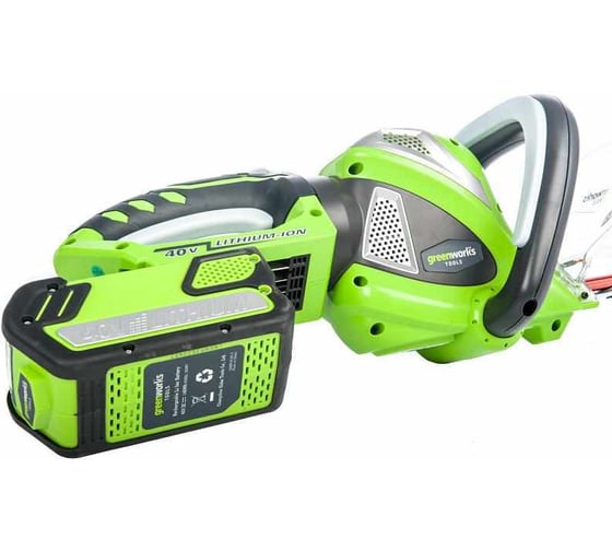 Аккумуляторный кусторез Greenworks G40HT61 22637TUA