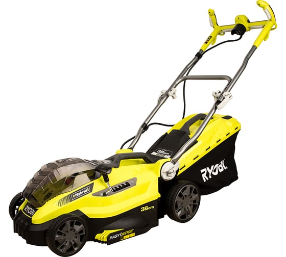 Гибридная газонокосилка Ryobi ONE+ RLM18X36H250F 5133003705