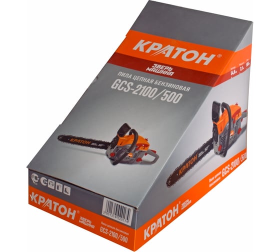 Бензиновая цепная пила Кратон Зверь машина GCS-2100/500 3 14 02 017