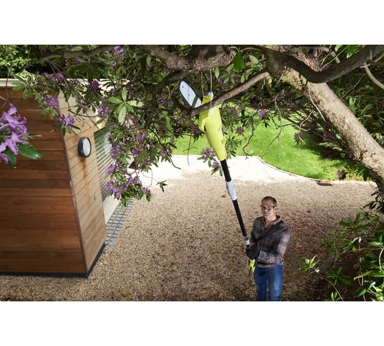 Комплект Ryobi: электрический цепной высоторез и кусторез RP750450 5133002315