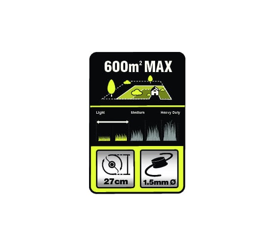 Триммер с леской Ryobi RLT5027-PK3 5133002182