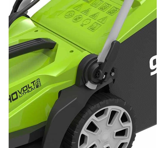 Аккумуляторная газонокосилка Greenworks G40LM41 2501907VB