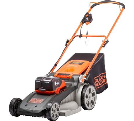 Аккумуляторная колесная газонокосилка 3-в-1 Black+Decker CLM5448PC2