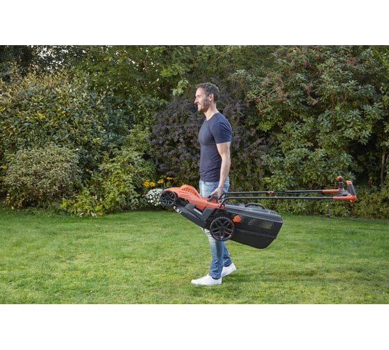 Колесная электрическая газонокосилка Black+Decker BEMW481BH