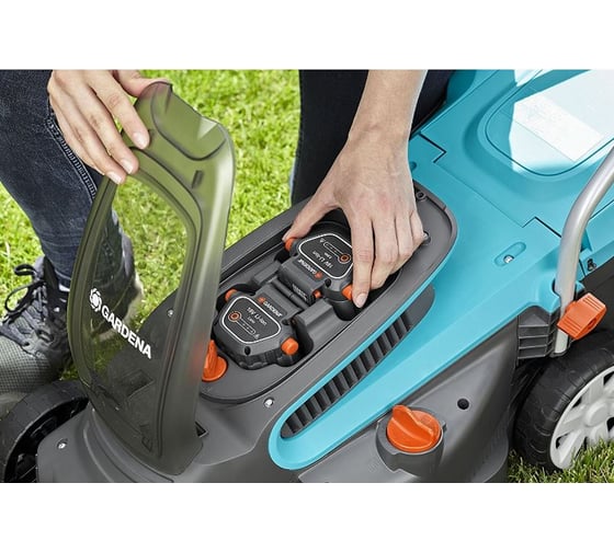 Аккумуляторная газонокосилка Gardena PowerMax Li-18/32 без аккумулятора 05039-55.000.00