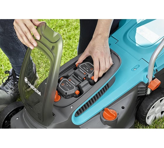 Аккумуляторная газонокосилка Gardena PowerMax Li-18/32 05039-20.000.00