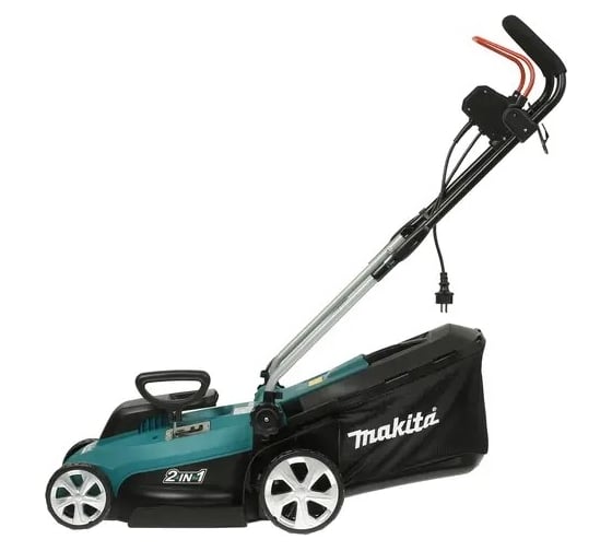 Электрическая газонокосилка Makita ELM3320 + садовая панама PGH-200120 SET011