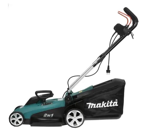Электрическая газонокосилка Makita ELM3720 + садовая панама PGH-200120 SET012