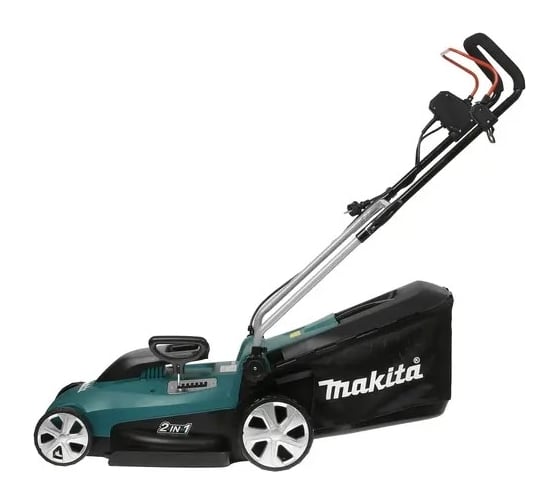 Электрическая газонокосилка Makita ELM4120 + садовая панама PGH-200120 SET013