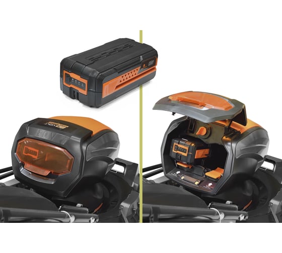 Аккумуляторная газонокосилка CARVER LMB-1848 01.024.00015