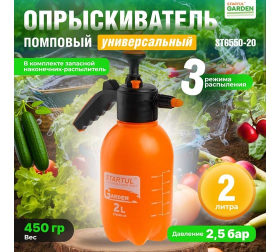Ручной опрыскиватель STARTUL 2 л Garden ST6550-20
