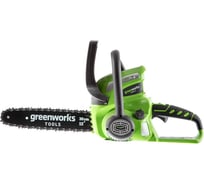 Цепная аккумуляторная пила GreenWorks G40CS30K3 20117UE