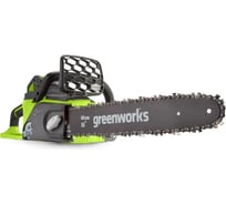Цепная аккумуляторная пила GreenWorks GD40CS40K6 20077UF