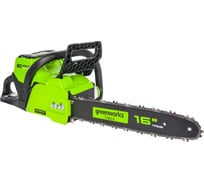 Цепная аккумуляторная пила GreenWorks GD60CS40K2 2001807UA