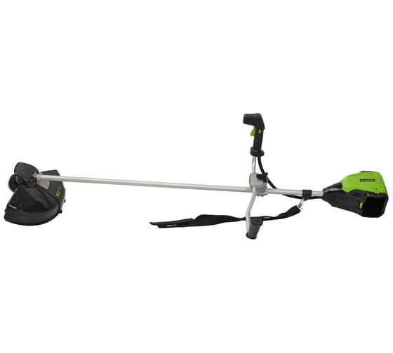 Бесщеточный аккумуляторный триммер GreenWorks GD80BCK4 80V, с 1 АКБ 4 А*ч и ЗУ 1301607UB