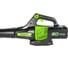 Бесщеточный аккумуляторный воздуходув GreenWorks GD60ABK2, 60V 2401307UB 5