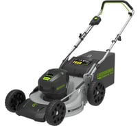 Бесщеточная аккумуляторная газонокосилка GreenWorks GC82LM46K5 2502407UB