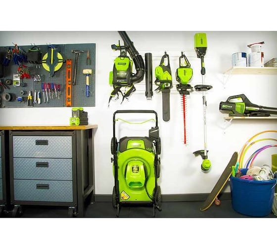 Самоходная аккумуляторная газонокосилка GreenWorks GD60LM51SP 2505607