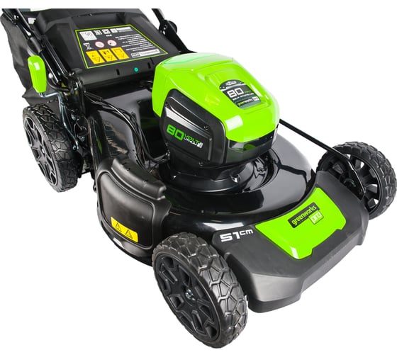 Самоходная аккумуляторная газонокосилка GreenWorks GC82LM46SPK5 2502507UB