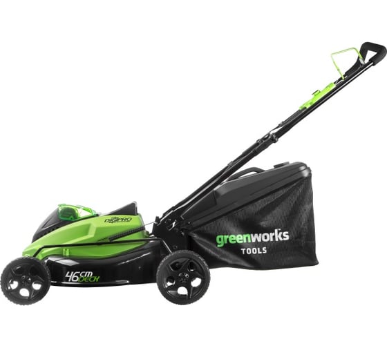 Аккумуляторная газонокосилка GreenWorks GD40LM45K3 40V 2500407UE