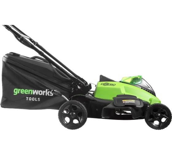 Аккумуляторная газонокосилка GreenWorks GD40LM45K3 40V 2500407UE