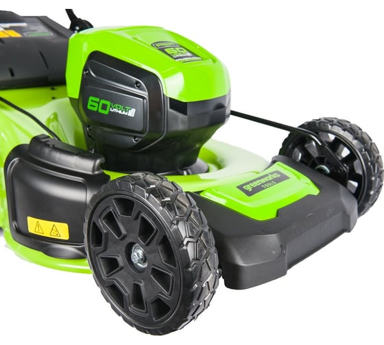 Аккумуляторная газонокосилка GreenWorks GD60LM46HPK4 60V 2502807UB