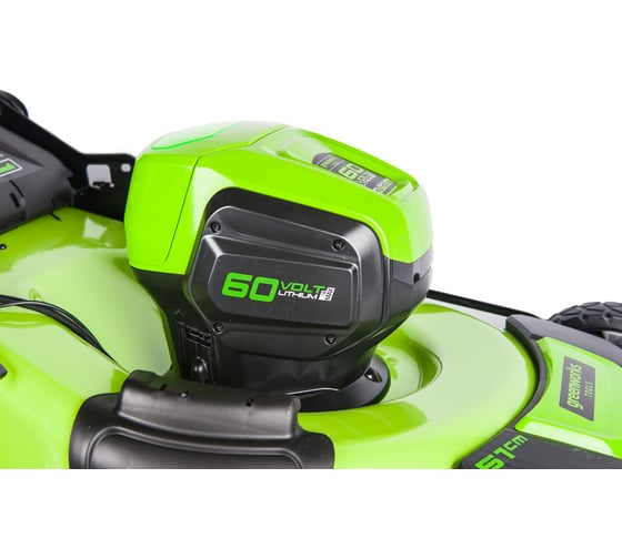 Аккумуляторная газонокосилка GreenWorks GD60LM51HPK4 60V 2502707UB