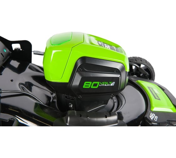 Аккумуляторная газонокосилка GreenWorks GD80LM46K4 80V 2500907UB