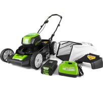 Аккумуляторная газонокосилка GreenWorks GD80LM51K4 80V 2500707UB