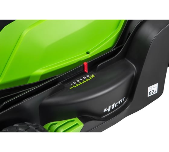 Аккумуляторная газонокосилка GreenWorks G40LM41K6 40V 2504707UF