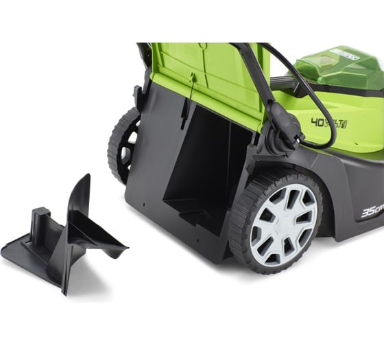 Аккумуляторная газонокосилка GreenWorks G40LM35K3 40V 2501907UE