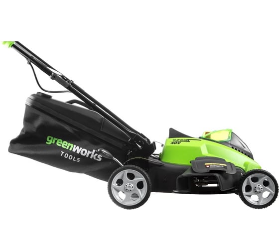 Аккумуляторная газонокосилка GreenWorks G40LM45K3 40V 2500107UE