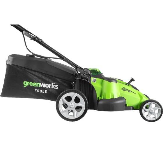 Аккумуляторная газонокосилка GreenWorks TwinForce G40LM49DBK3 40V 2500207UE