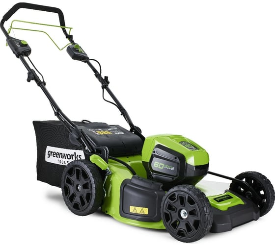 Самоходная аккумуляторная газонокосилка GreenWorks GD60LM46SPK4 60V 2502907UB 1