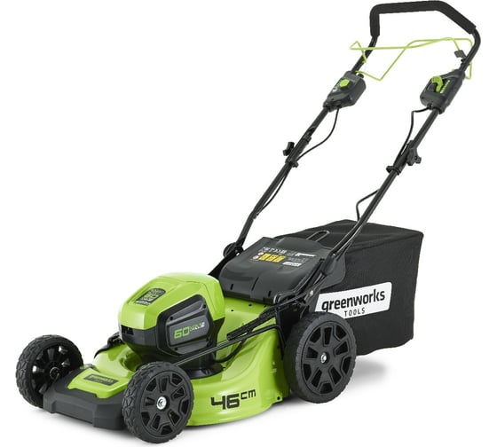 Самоходная аккумуляторная газонокосилка GreenWorks GD60LM46SPK4 60V 2502907UB