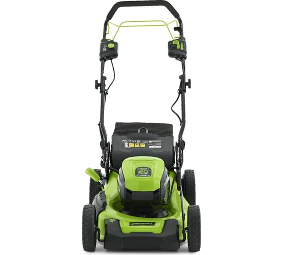 Самоходная аккумуляторная газонокосилка GreenWorks GD60LM46SPK4 60V 2502907UB