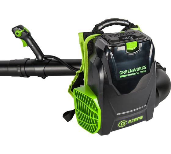 Аккумуляторный ранцевый воздуходув GreenWorks GC82BPBK5 82V 2402507UB