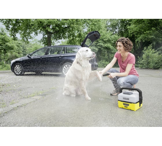 Портативная мойка Karcher OC 3 с комплектом для очистки животных 1.680-004