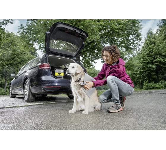 Портативная мойка Karcher OC 3 с комплектом для очистки животных 1.680-004