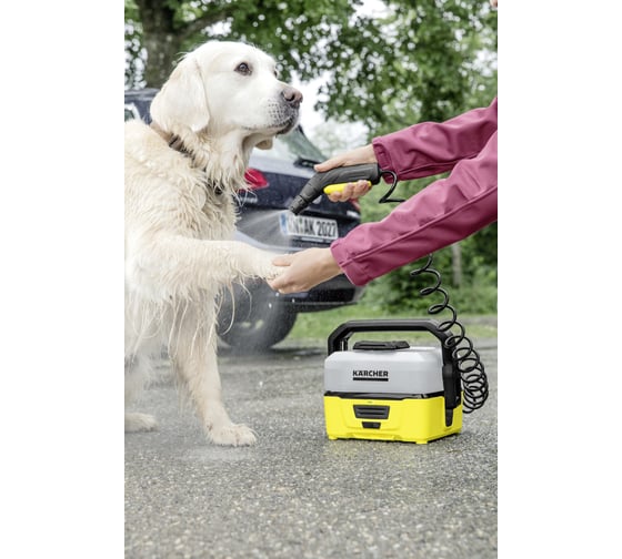 Портативная мойка Karcher OC 3 с комплектом для очистки животных 1.680-004