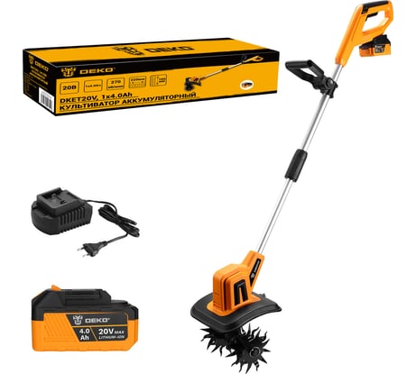 Аккумуляторный культиватор DEKO DKET20V 1x4.0 А*ч 065-1217