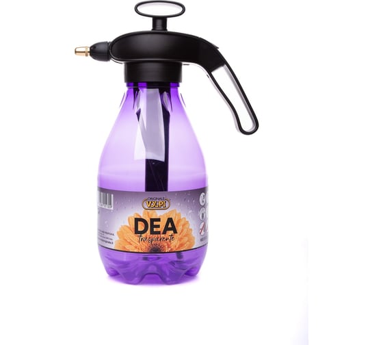 Ручной помповый опрыскиватель с прозрачным баком Volpi originale dea 4470T 1