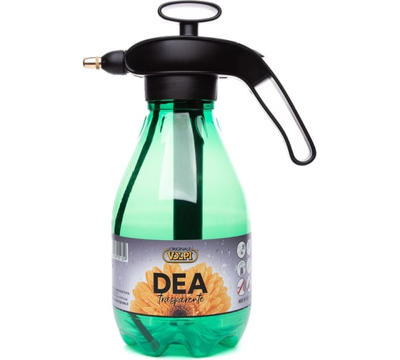 Ручной помповый опрыскиватель с прозрачным баком Volpi originale dea 4470T